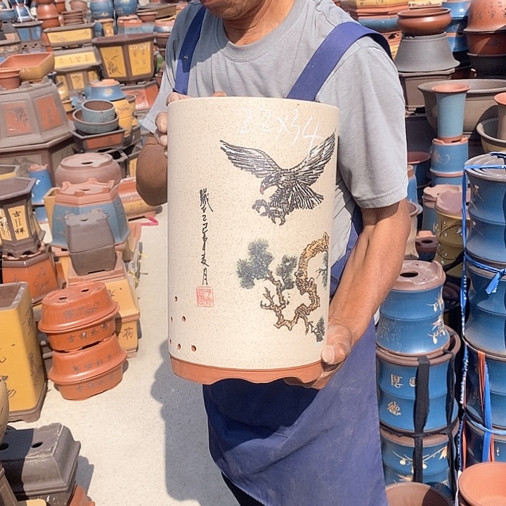 紫砂花盆紫砂花盆