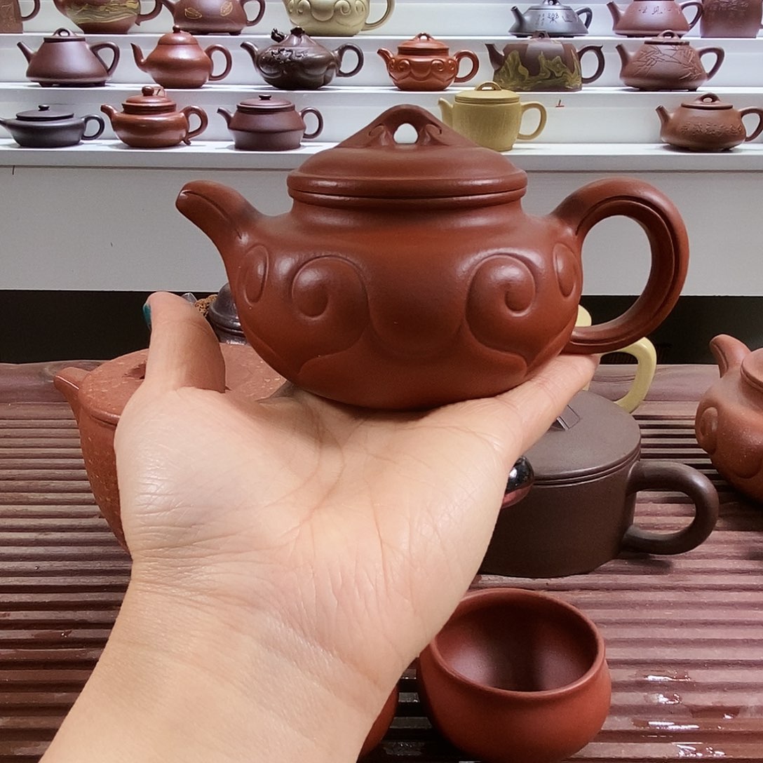 紫砂茶盘言**媒原矿紫砂陶瓷