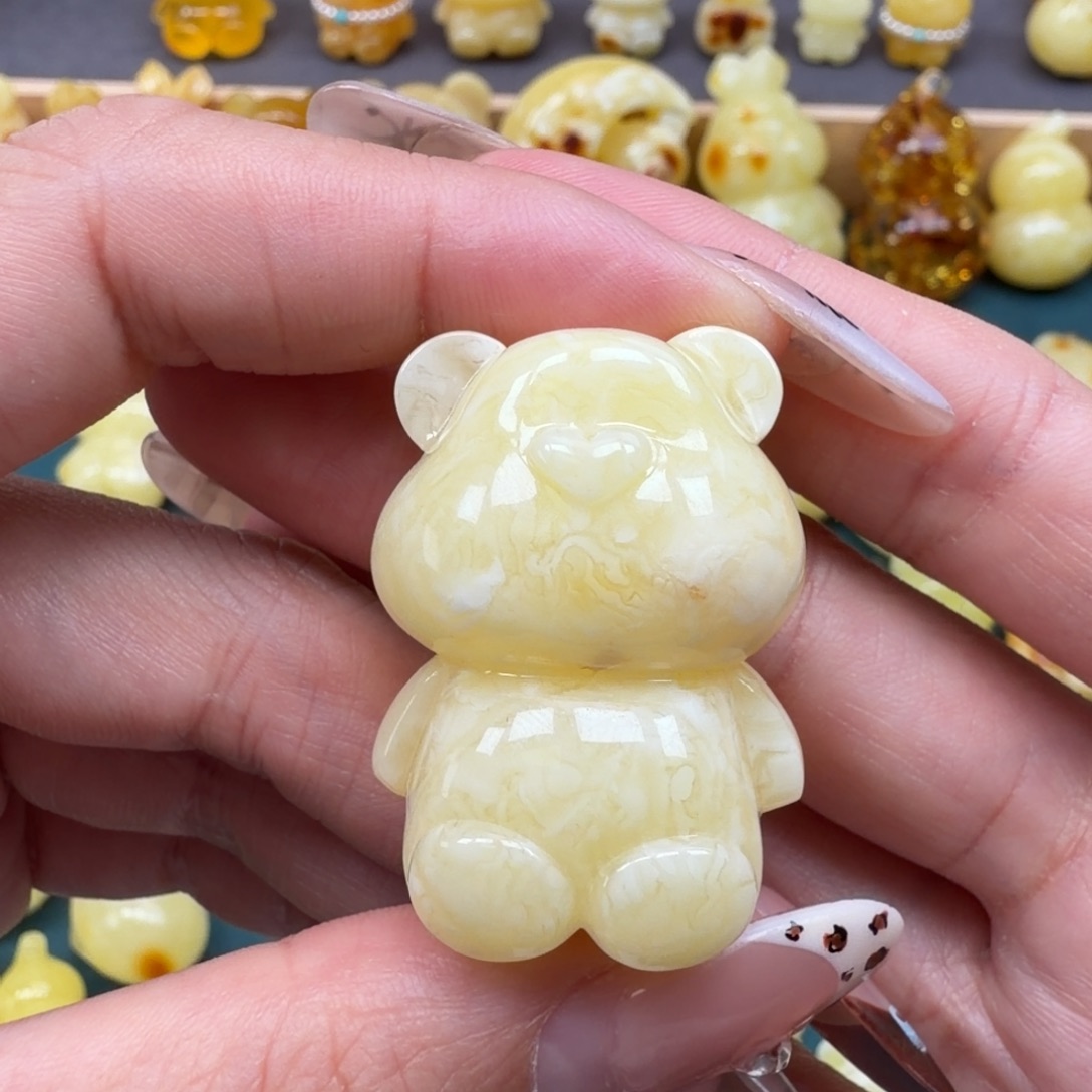 琥珀未镶嵌裸石蜜蜡