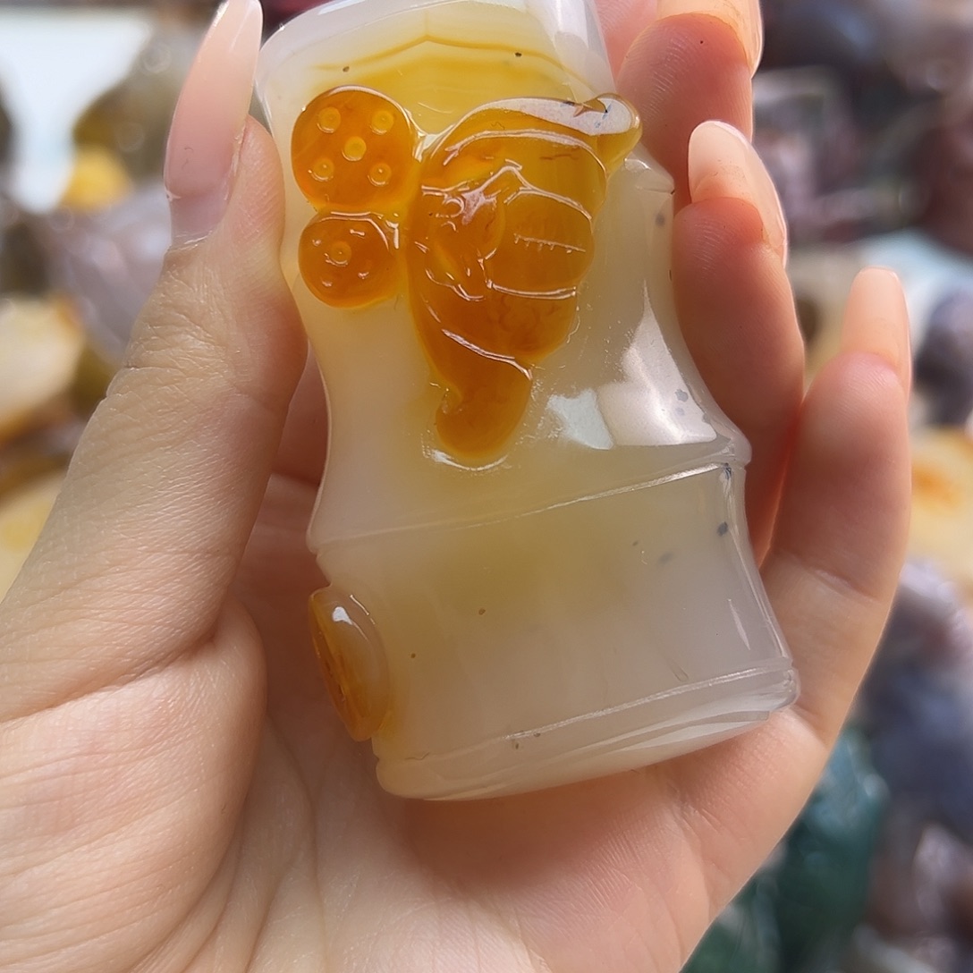 玛瑙/玉髓合金颈饰