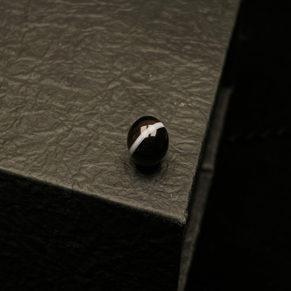 玛瑙老珠子 直径10mm 