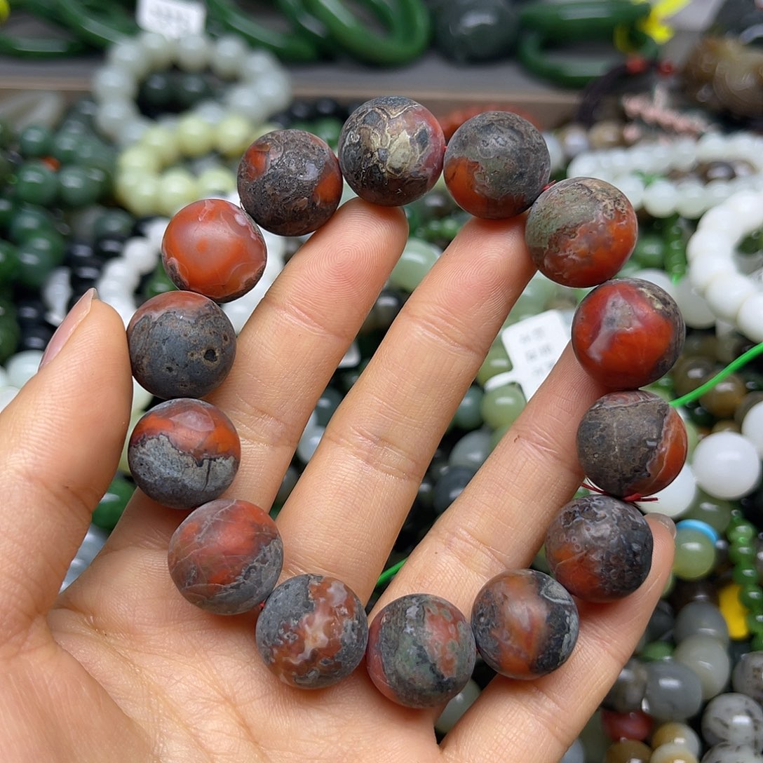 玛瑙/玉髓未镶嵌手链