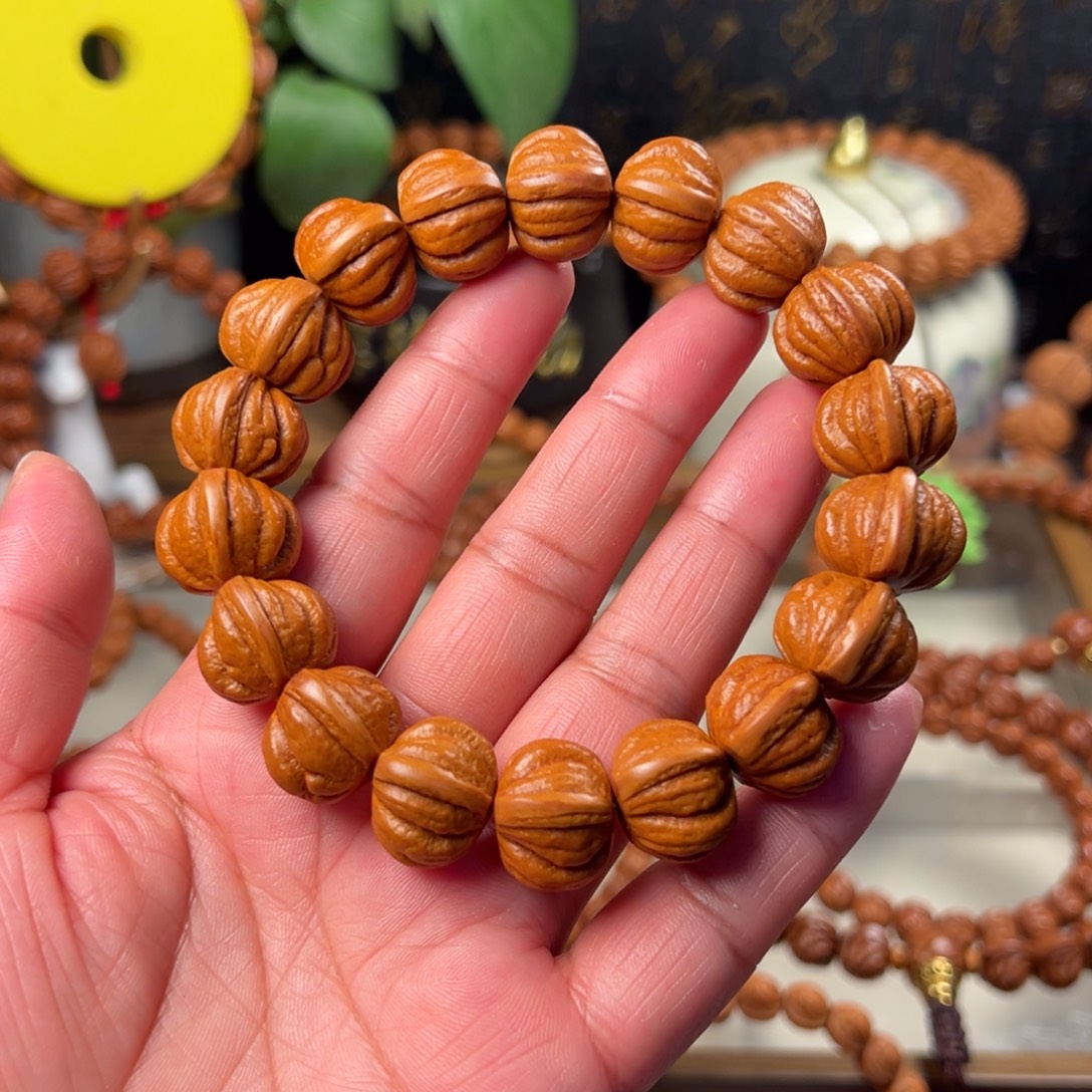 桃核手串佛手手串17