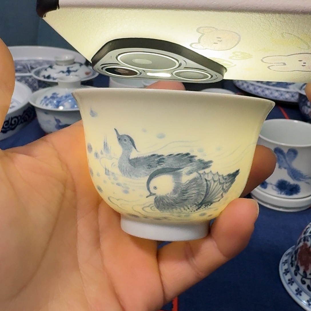 青风瓷影手工手绘