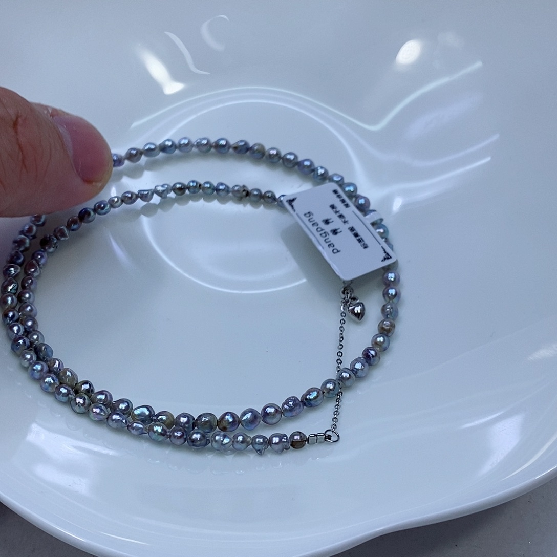 海水珍珠颈饰银S925镶嵌