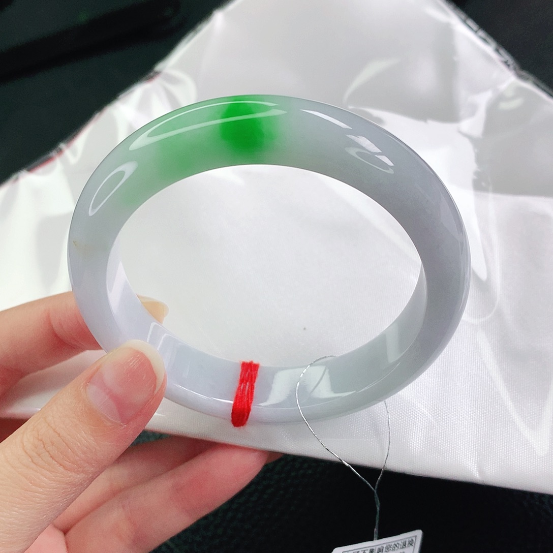 未镶嵌手镯翡翠57圈