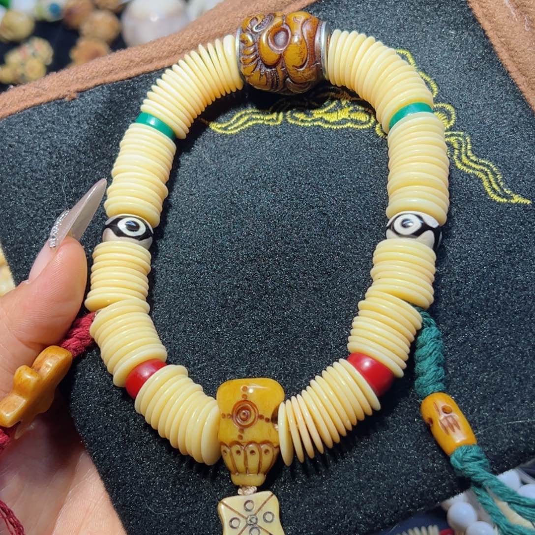 鹿骨把件坨骨坨骨