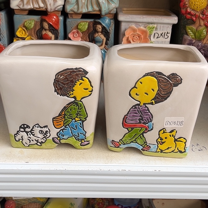 粗陶材质多肉花盆