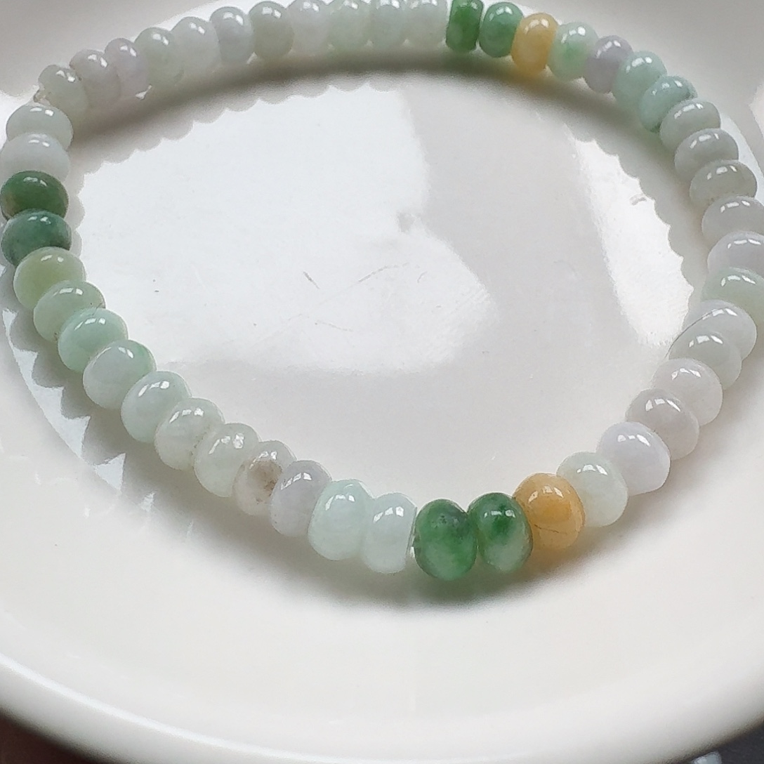 翡翠未镶嵌手串5555