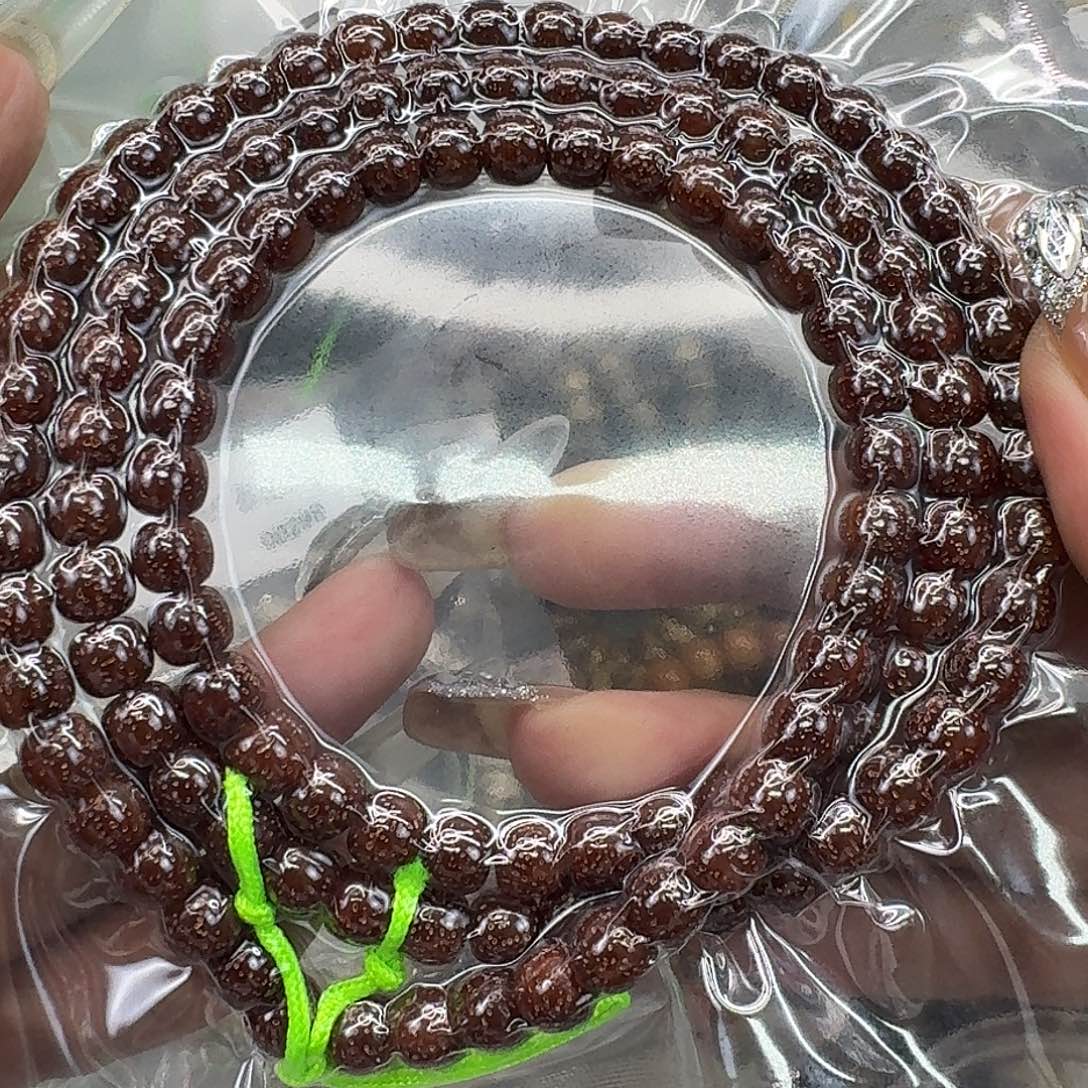 手串星月菩提354殿堂粉冰遇华星月菩提76-108