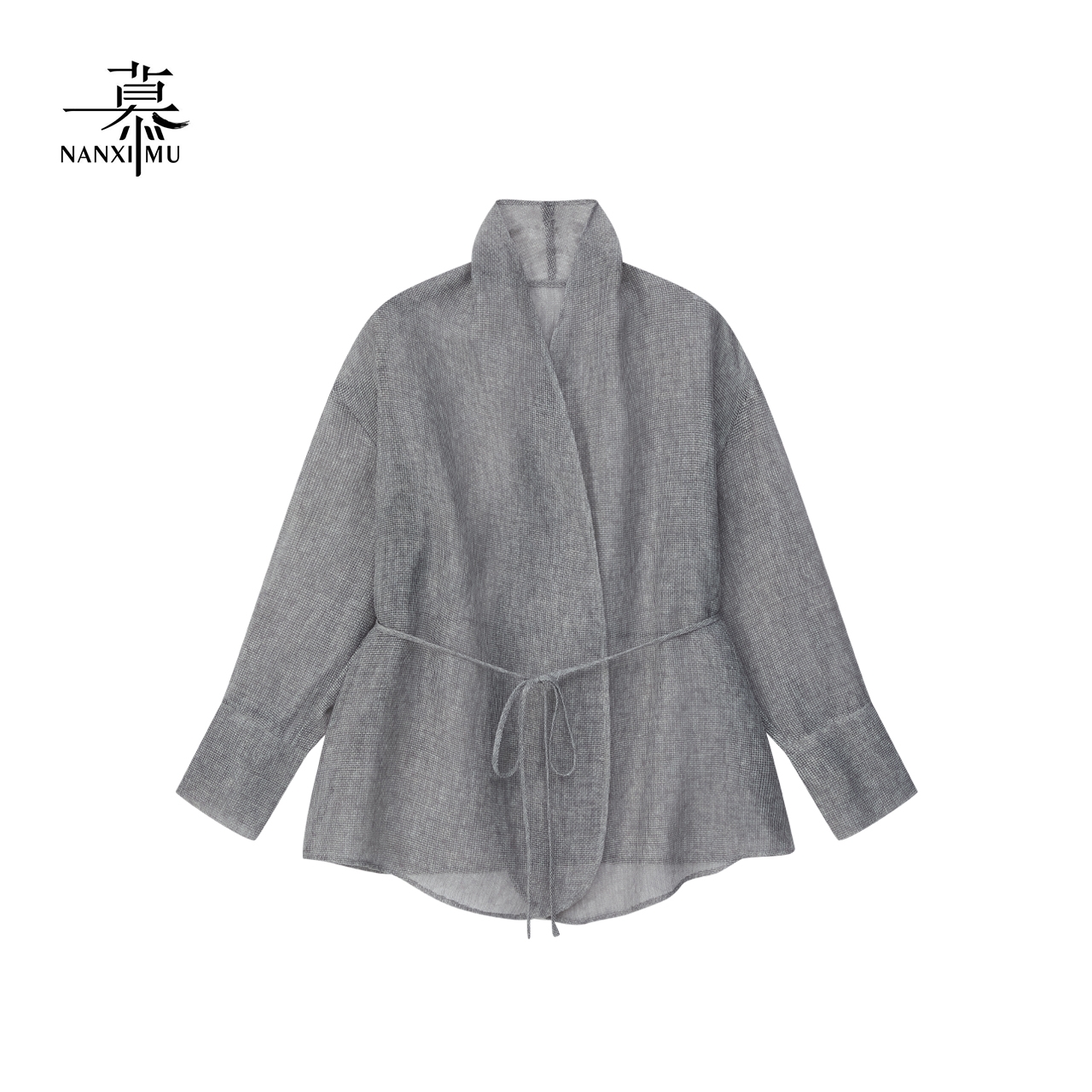 极简风轻熟风时尚套装设计师气质网红百搭半裙圆领中长款开衫