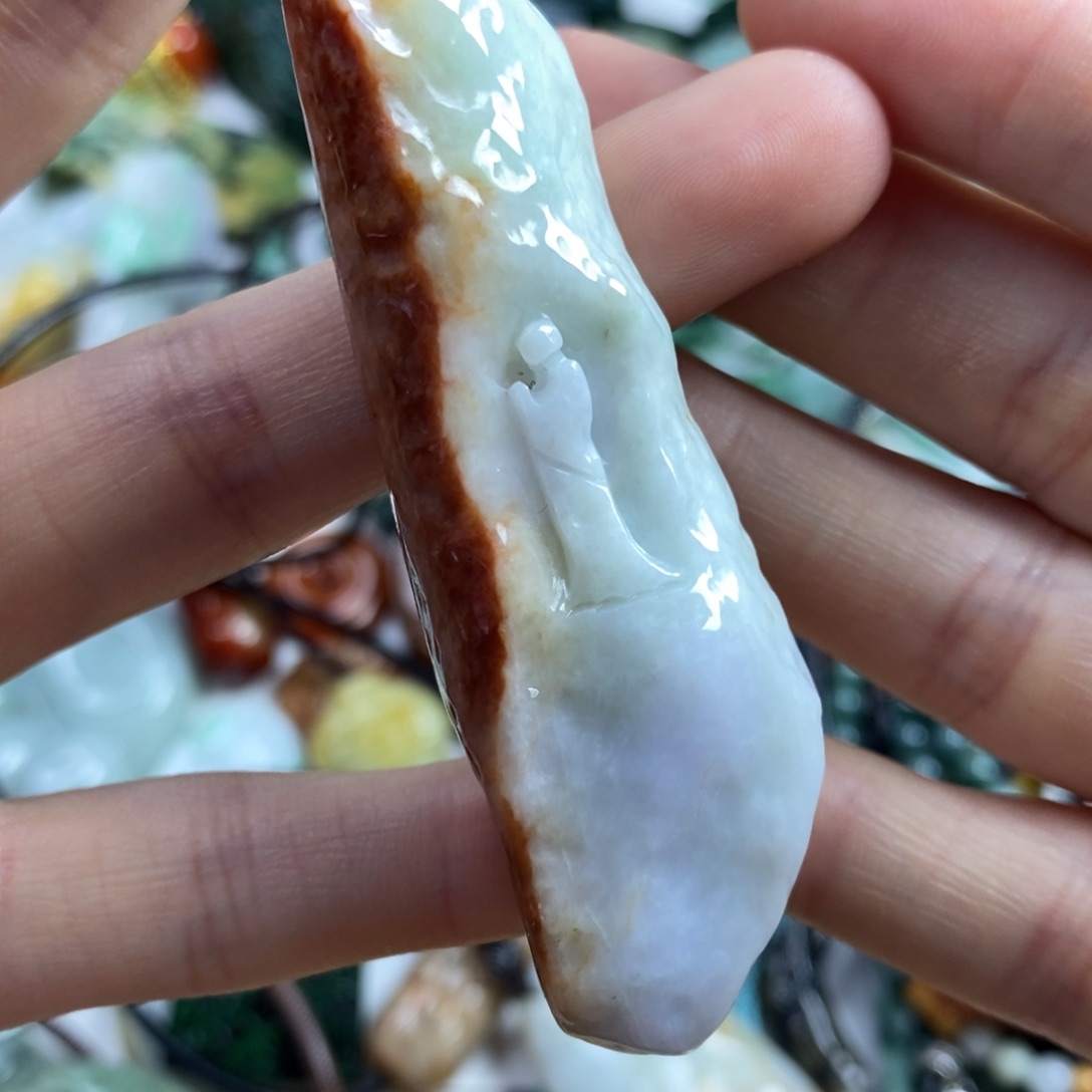 翡翠颈饰未镶嵌吊坠