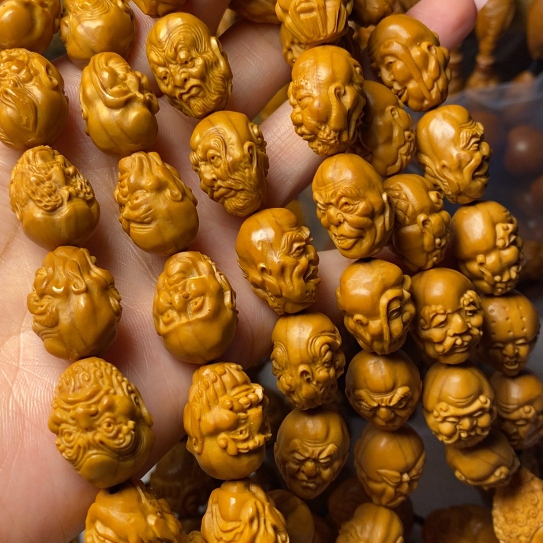 舒***宅橄榄核手串/手链橄榄双面108