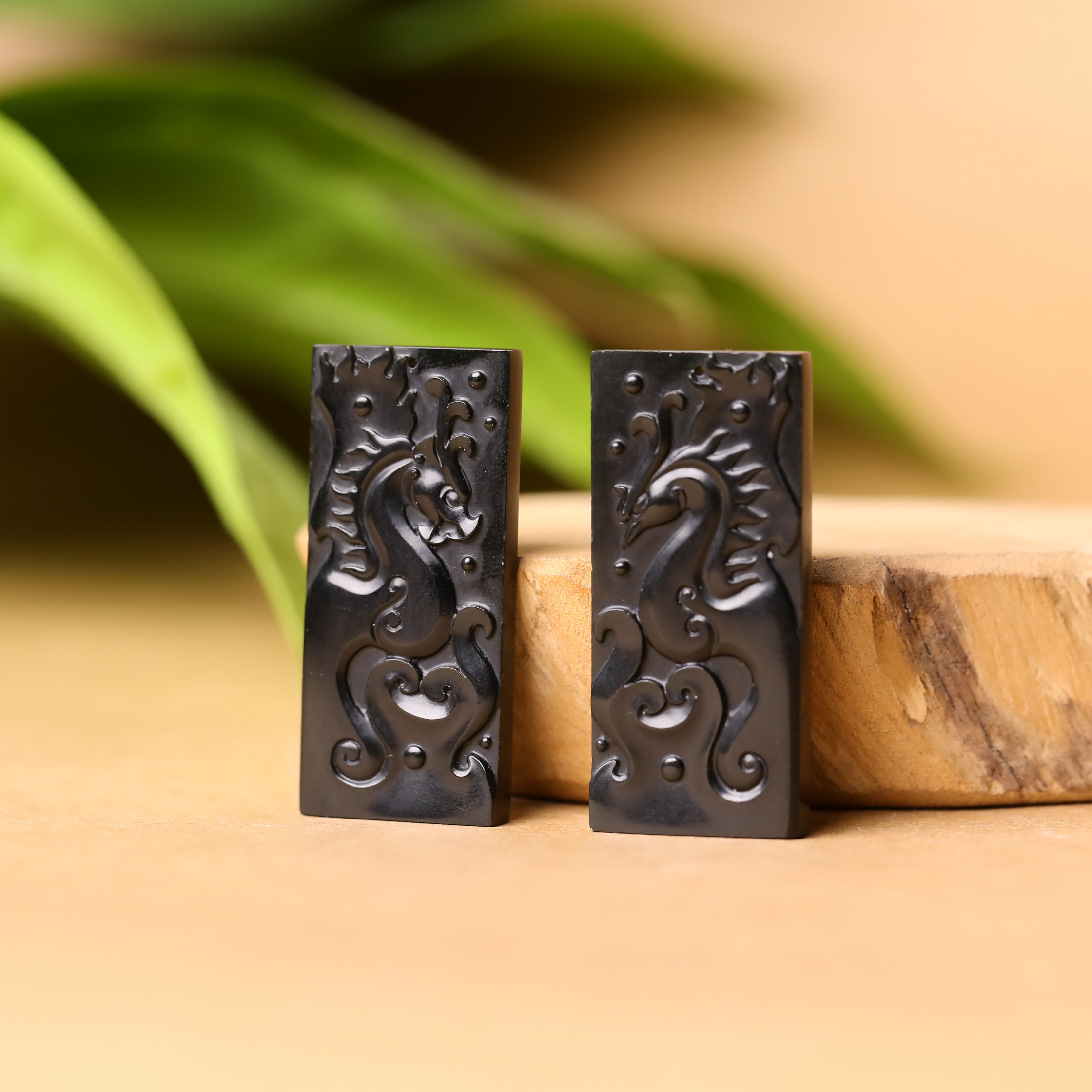 【双12特惠】塔青龙凤对牌 50*23*5mm 塔什库尔干 0253 0254