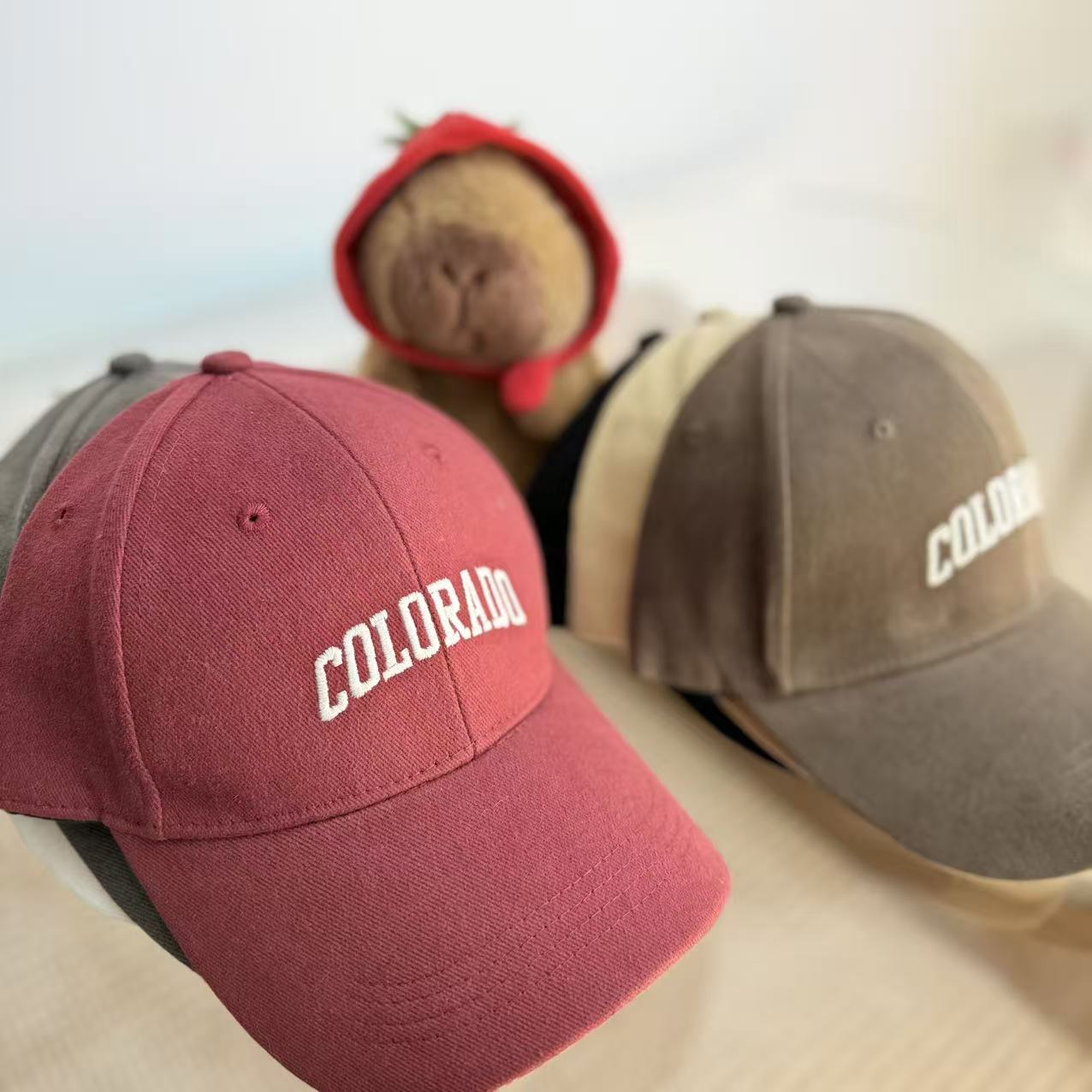 棒球帽大头围深顶加大号鸭舌帽遮阳美式儿童帽子显脸小宽帽檐