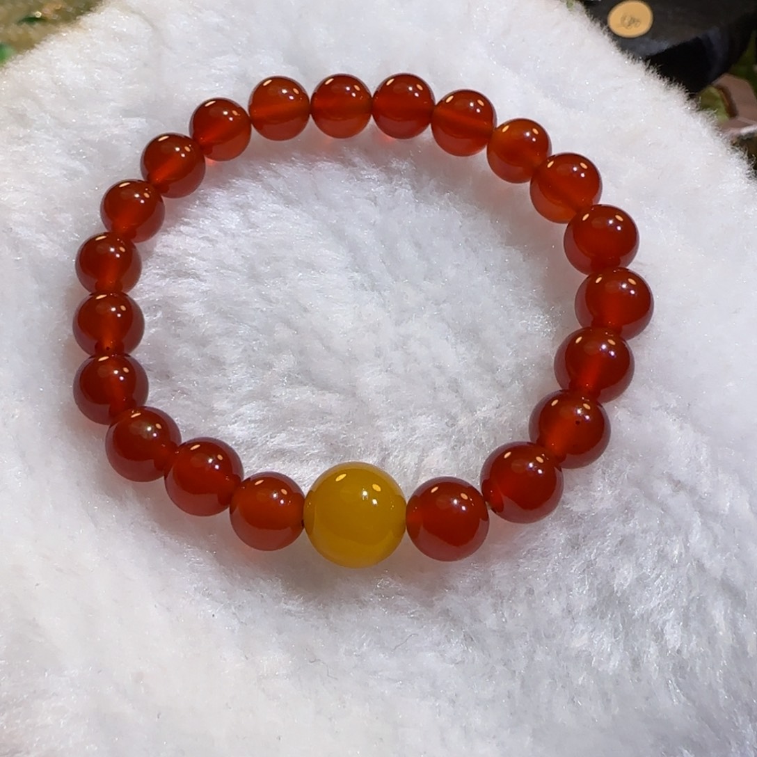 玛瑙/玉髓手串未镶嵌