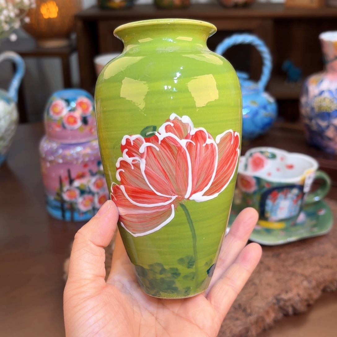 景德镇手绘高温釉下彩陶瓷茶具