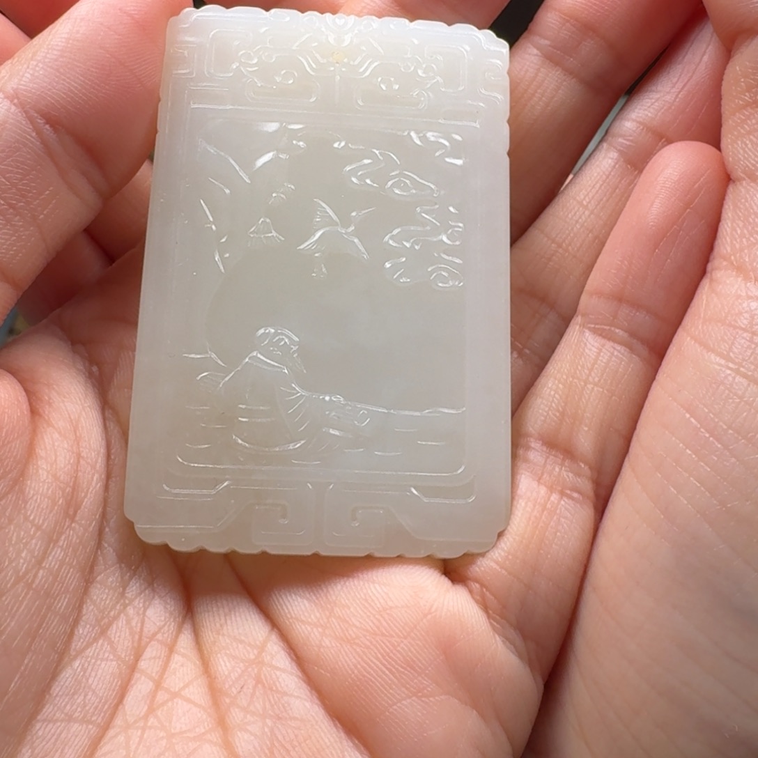 和田玉颈饰未镶嵌！