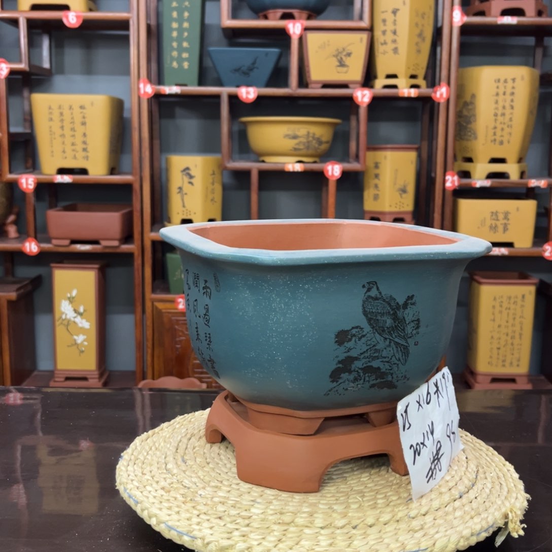 紫砂花盆紫砂花盆