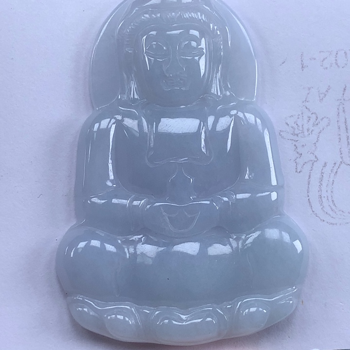 颈饰未镶嵌翡翠观音