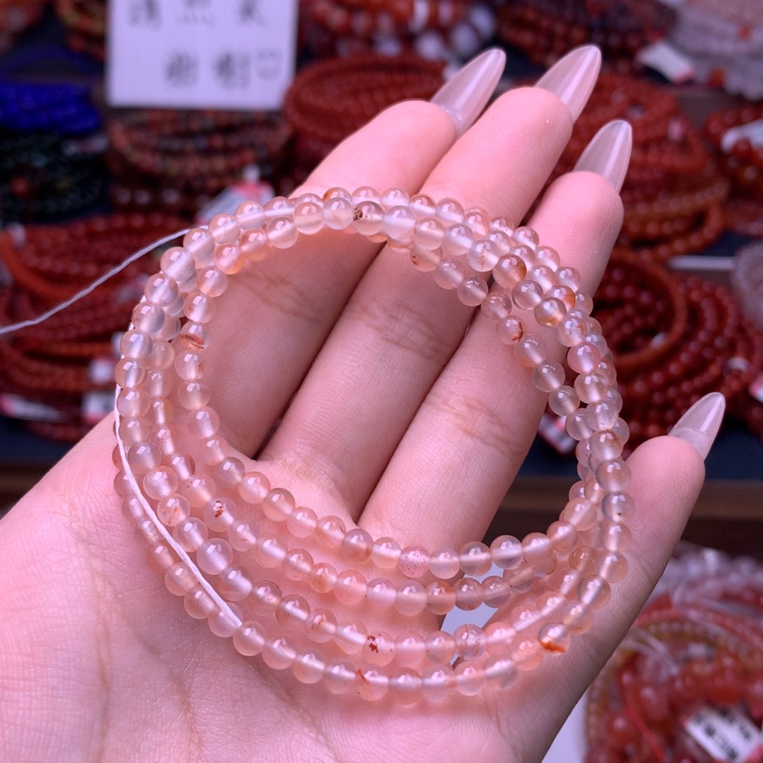 未镶嵌手链南红玛瑙旭*