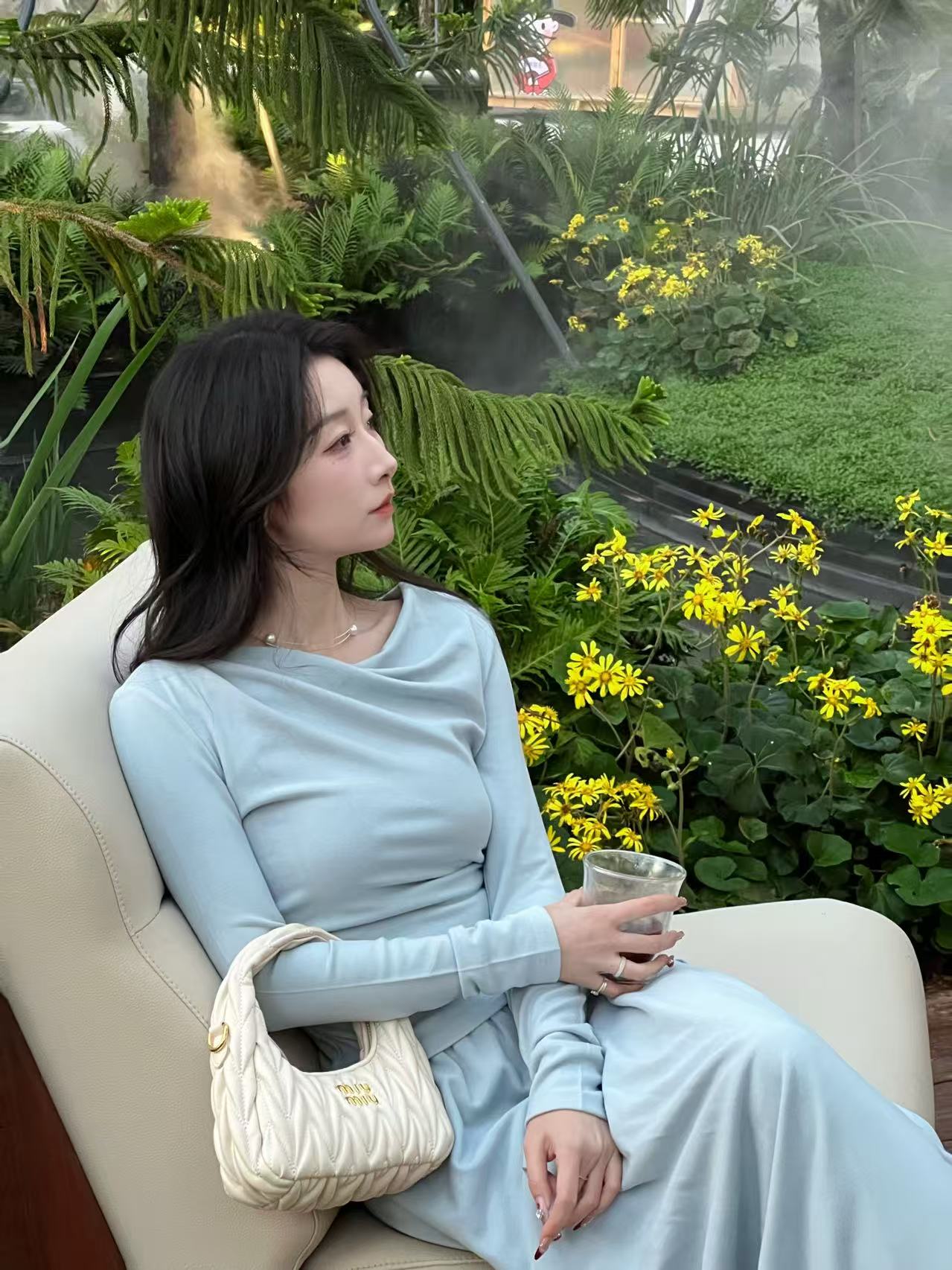 YU【温澜】法式极简修身显瘦女装套装气质温柔风