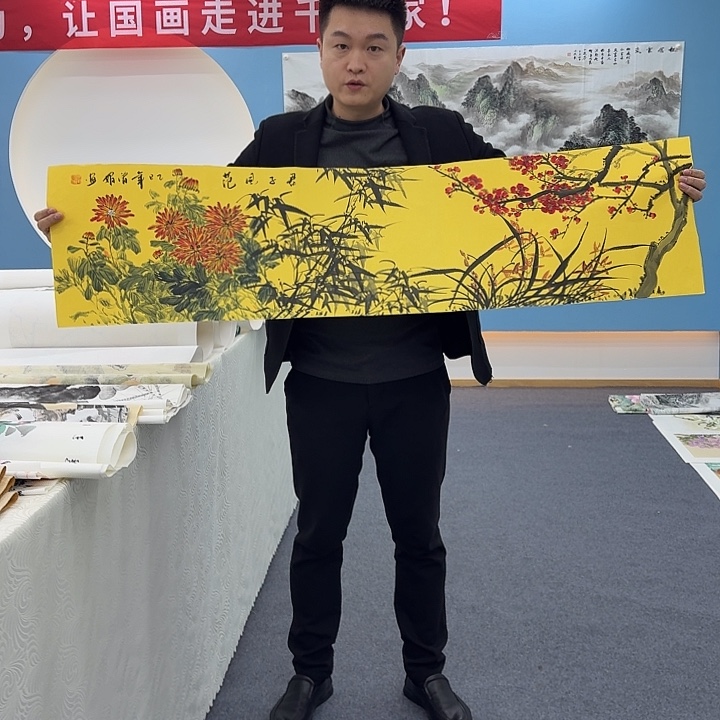 国画手绘国画作品