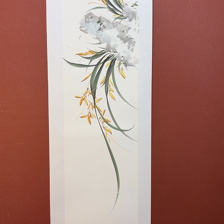 国画听兰老师花鸟