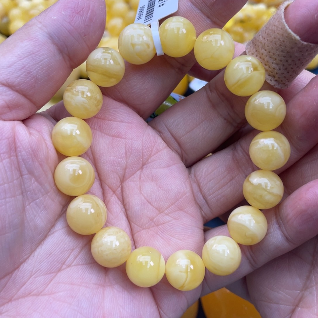 琥珀裸石未镶嵌琥珀蜜蜡11m m