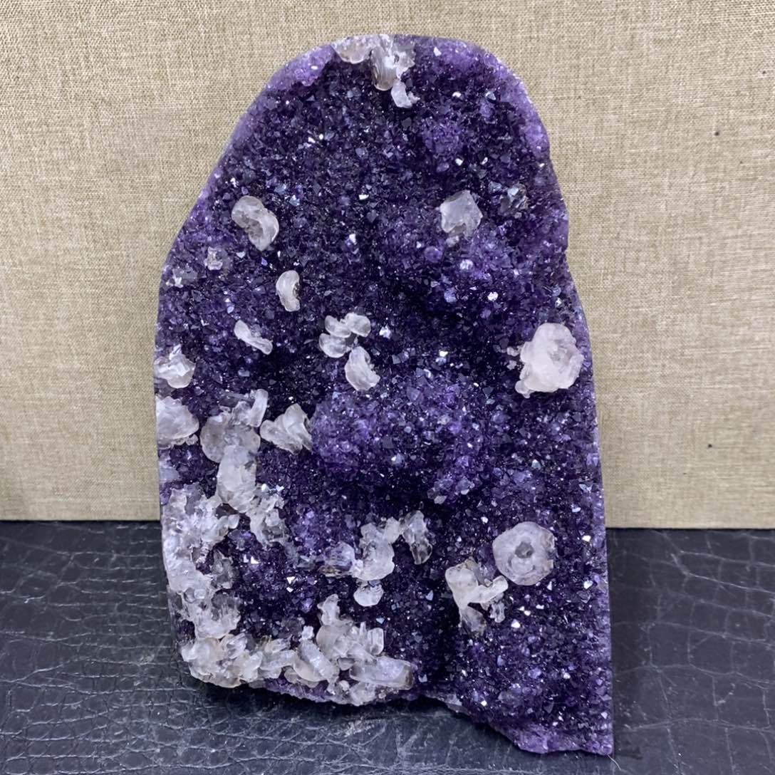 水晶未镶嵌大型摆件（非配饰）紫水晶316