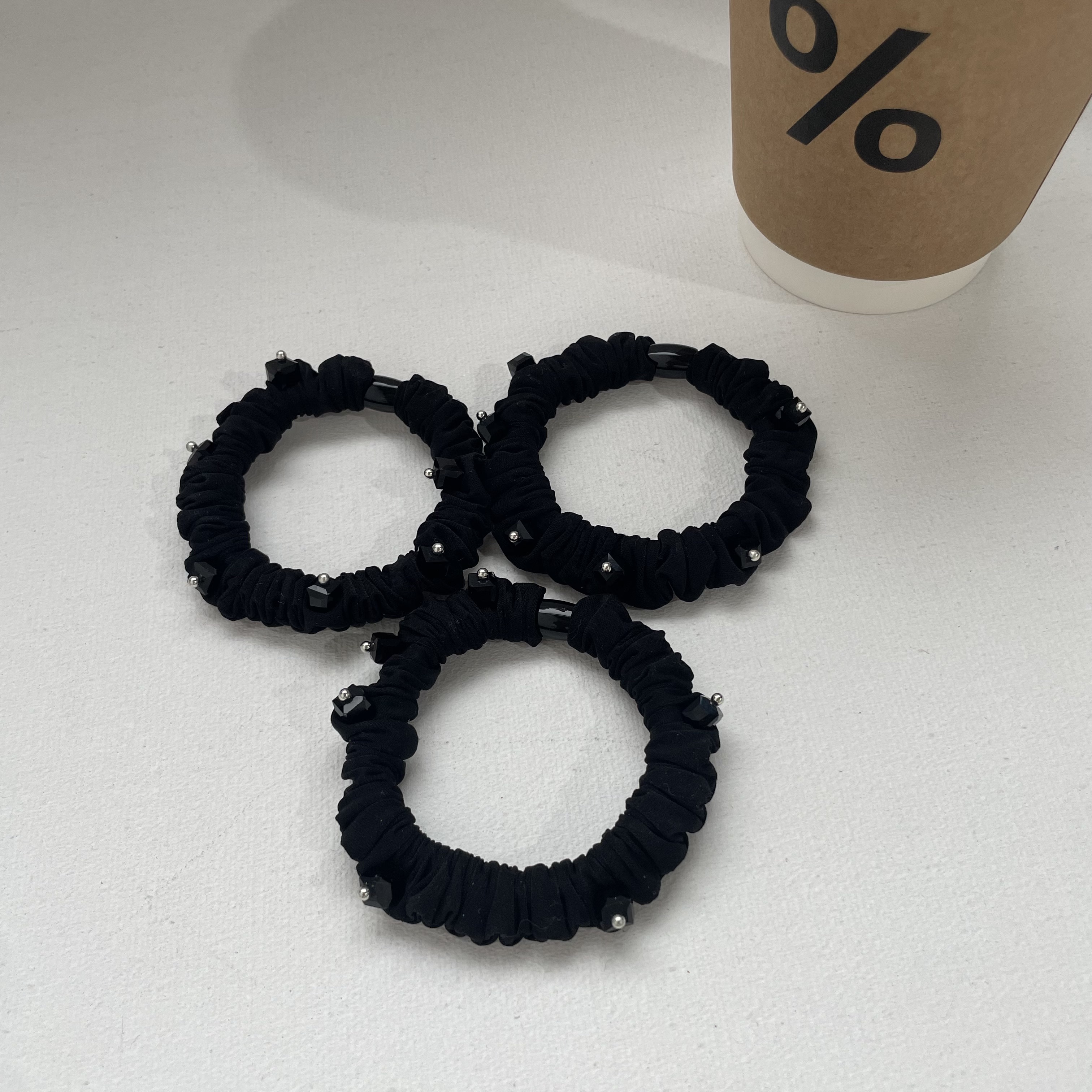 东大门 韩系黑钻优雅低调发绳精致简约款2103