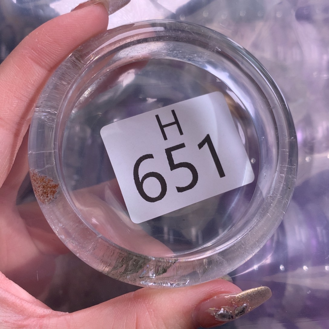 水晶手镯未镶嵌手镯651-56