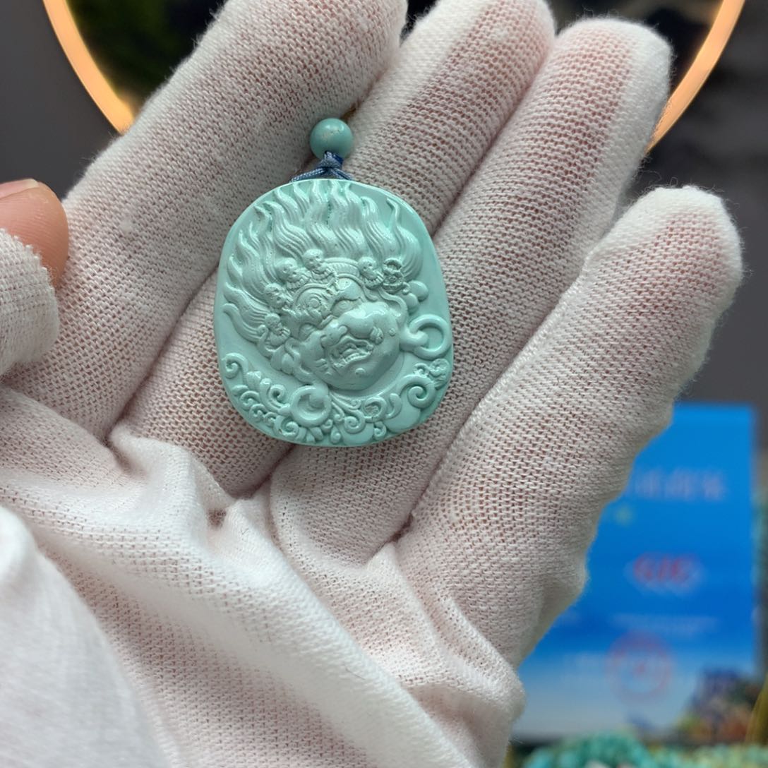 绿松石挂件未镶嵌