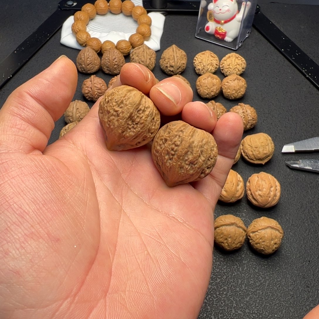 把件文玩核桃红桃A