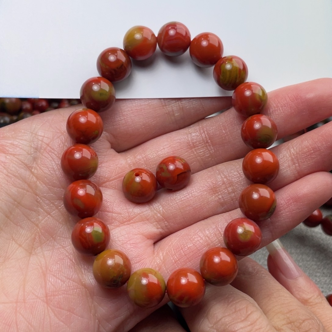 南红玛瑙手链未镶嵌成***平