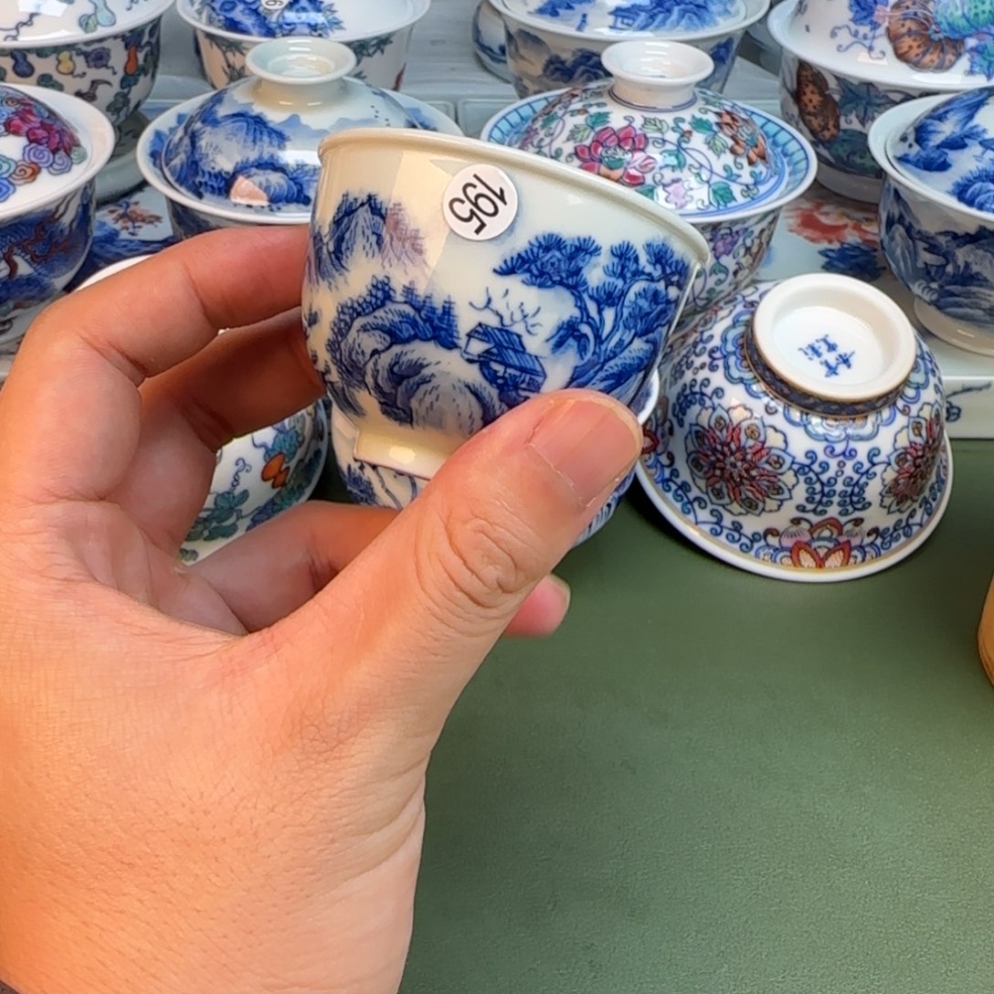 彦祖纯手工手绘茶具195