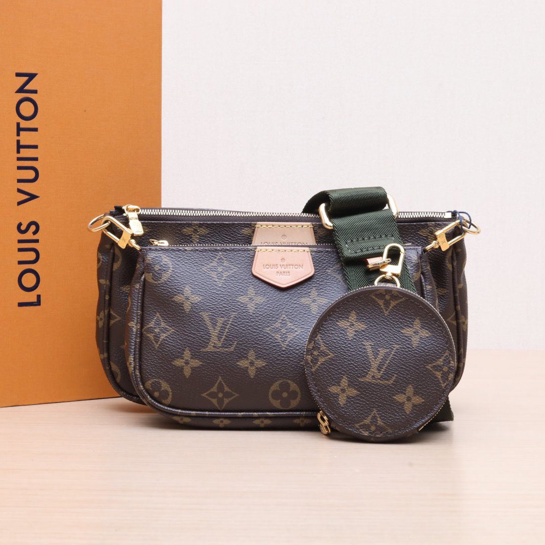 99新 LouisVuitton/路易威登 斜跨包 老花PVC 2020 P205226414