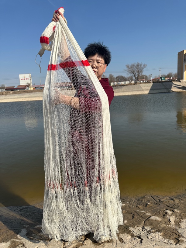 机织大力马一指半3米半直径5米半重7斤半铅坠子手工加生拼接