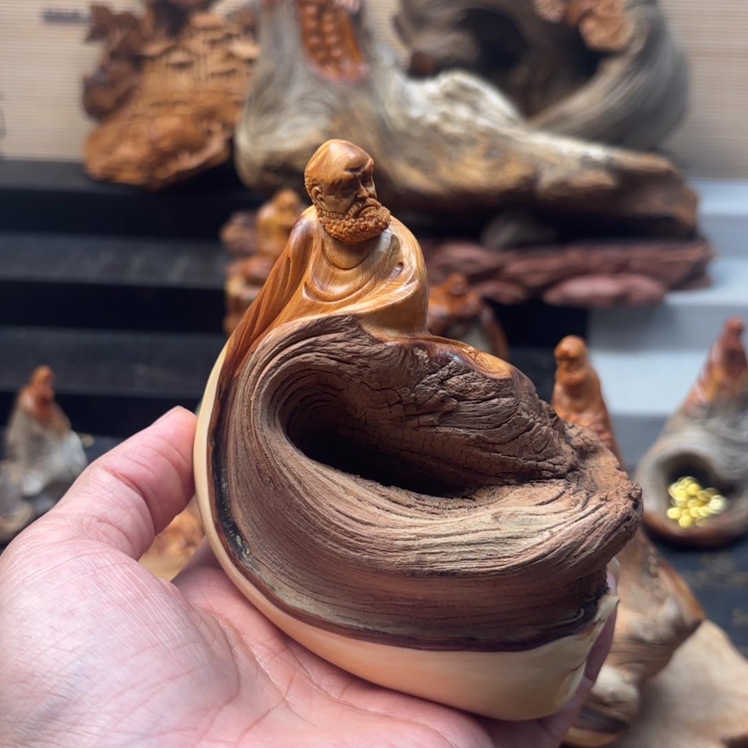 P***n柏木太行崖柏手工雕刻