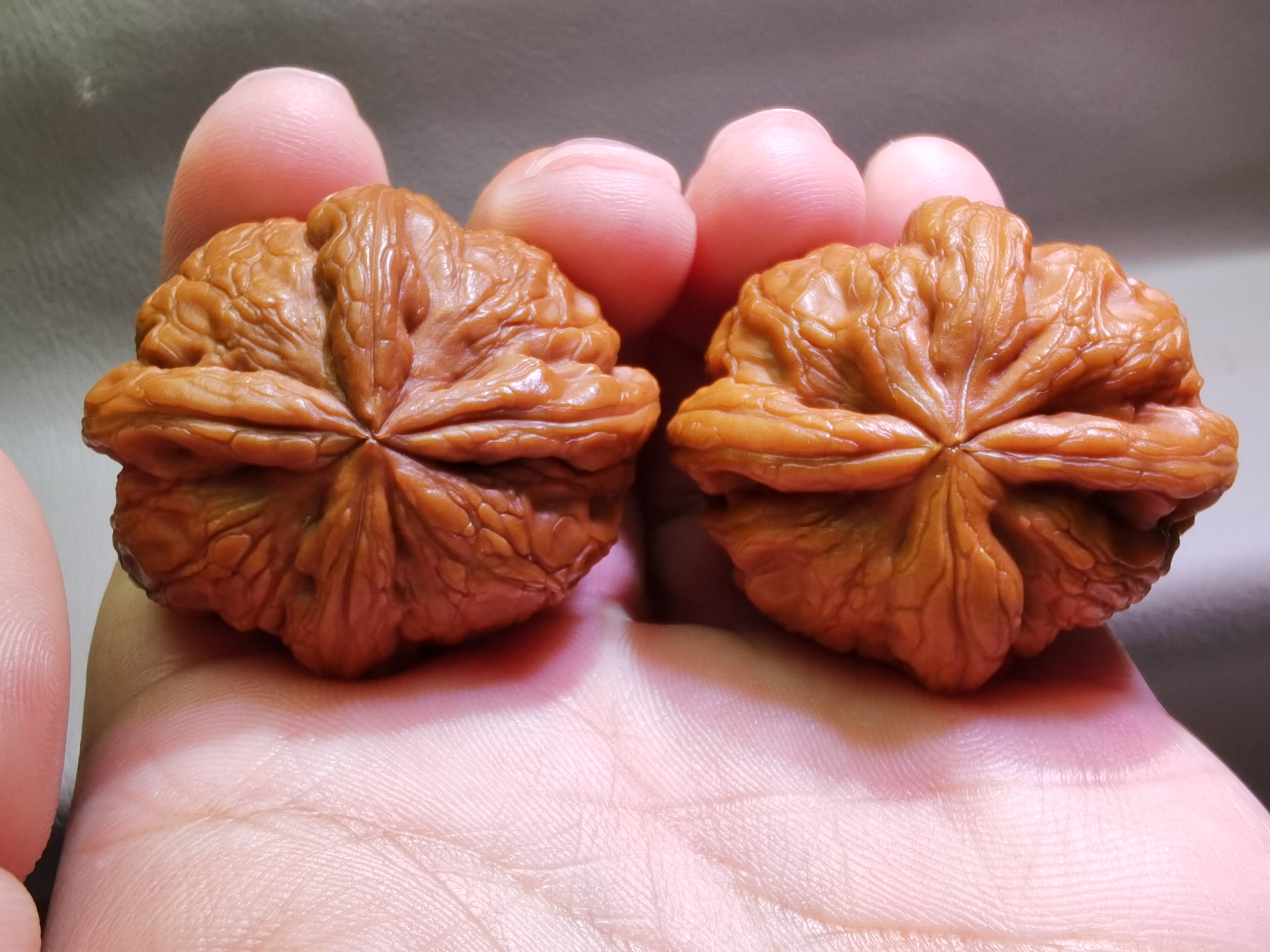 文玩核桃平谷元宝正四棱异形粗棱霸道精品手把件盘它万物皆可盘