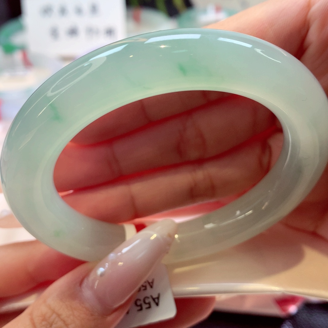 未镶嵌手镯翡翠圆条15号66