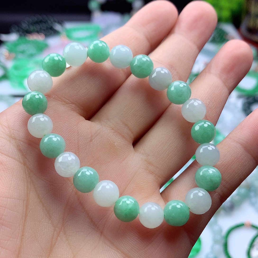 未镶嵌手链翡翠手串