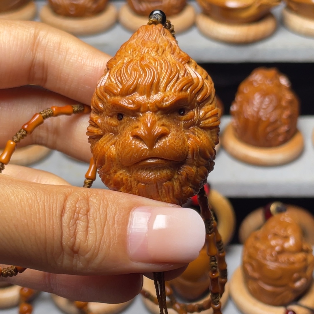 手串/手链橄榄核大圣单籽3.2金饭碗