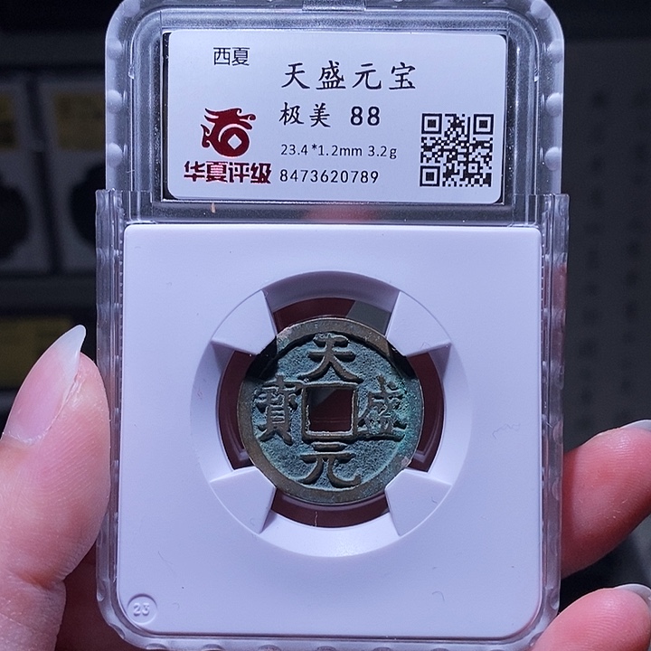 铜瀚海文物A天盛元宝0789