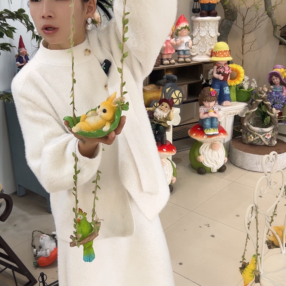 花园摆件红红火火