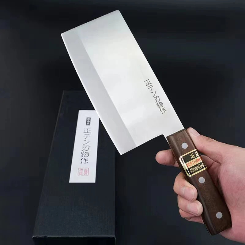 日本松田诚一作 V金特钢 高端厨刀家用菜刀 锻打菜刀