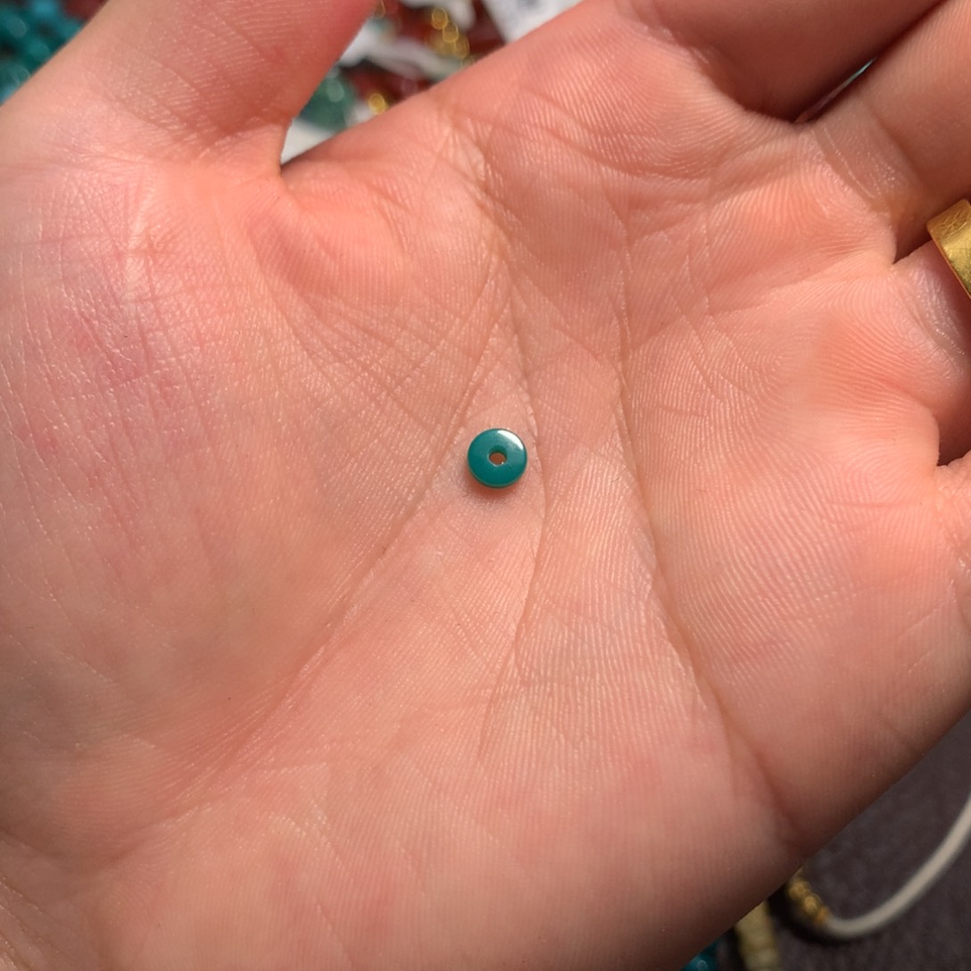 绿松石未镶嵌药片5.5mm