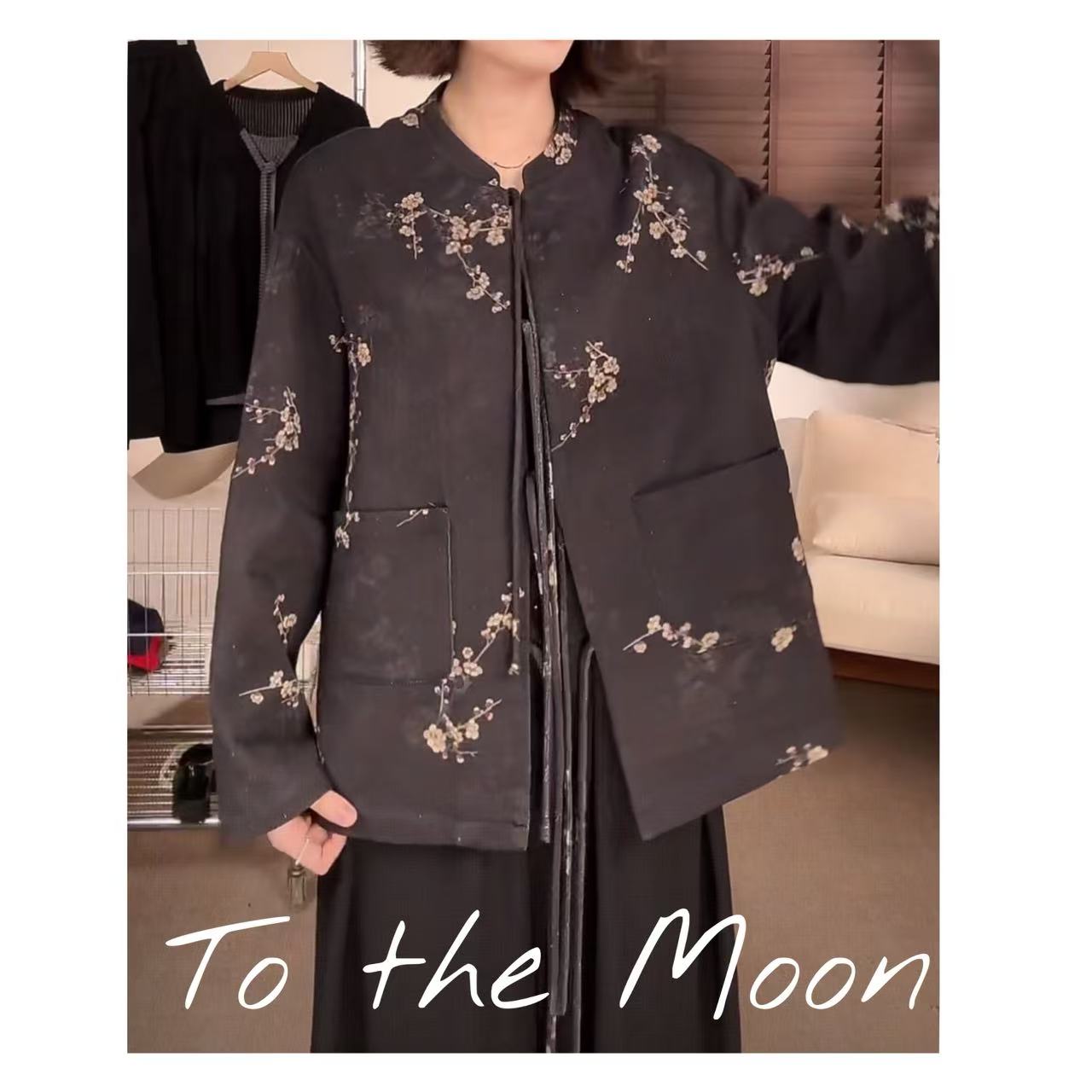 Core 原创【清冷】新中式流苏牛仔外套开衫长袖百搭宽松中国风中式