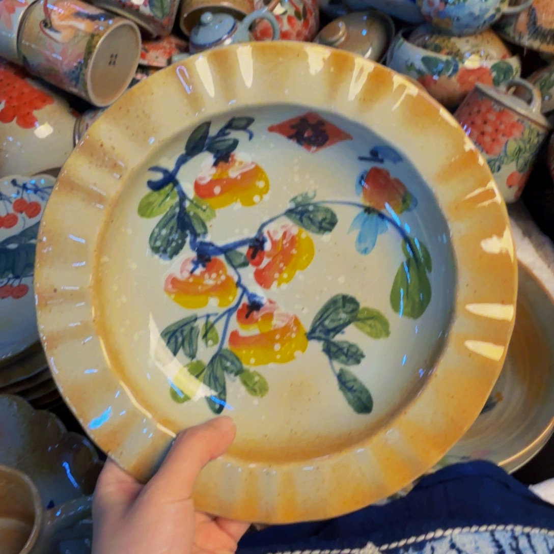 瓷片景德镇陶瓷手工手绘