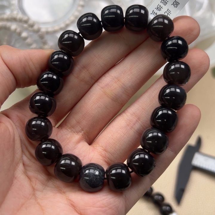 吊坠白玉菩提黑色3521